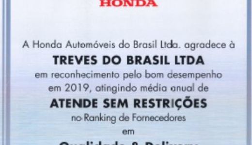 Honda award